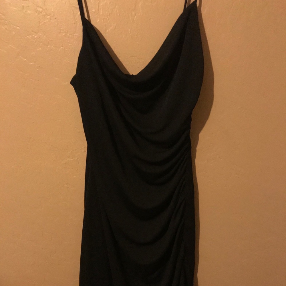 david meister spaghetti strap dress